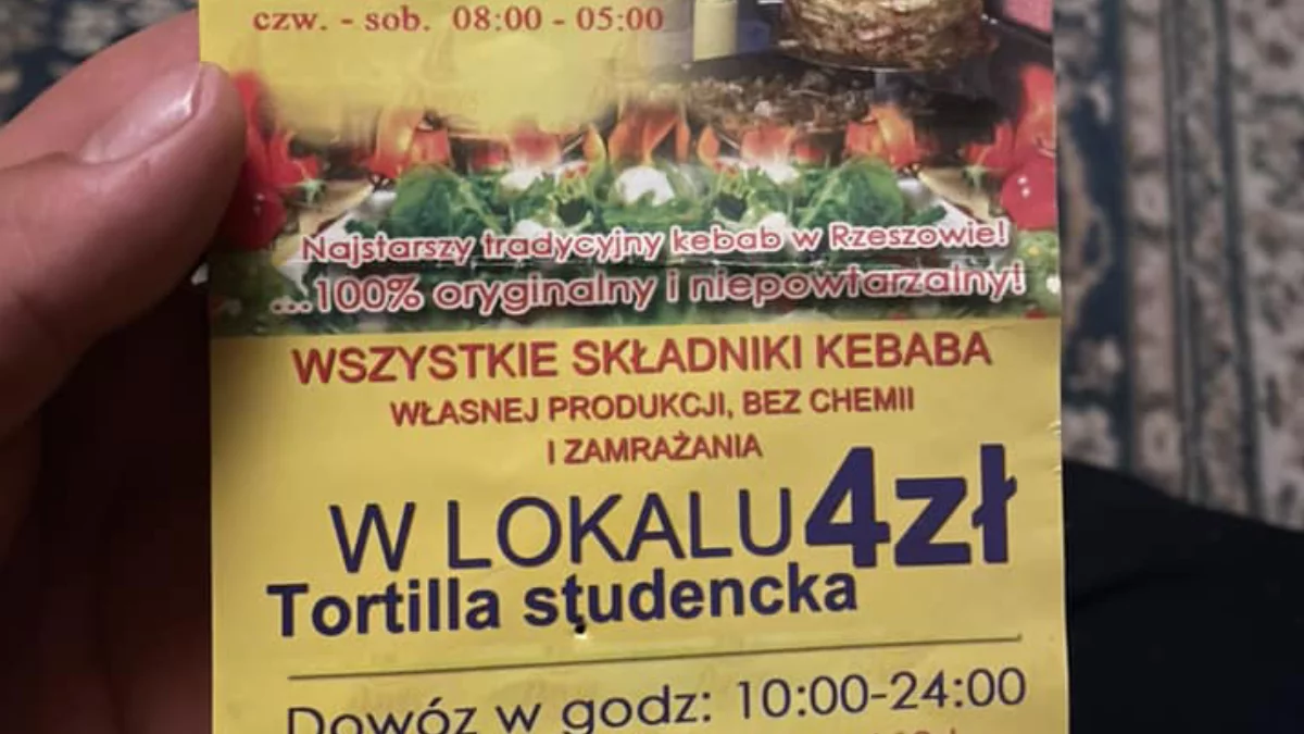 Nawet 4 złote za kebaba w Rzeszowie..... tak było kiedyś, a jak jest dziś? - Zdjęcie główne