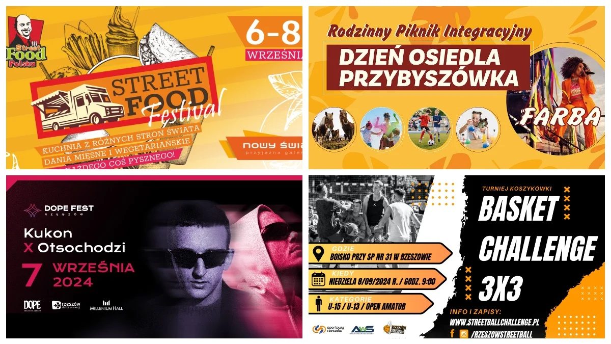 Imprezowy Rzeszów. Przegląd wydarzeń od 7 do 8 września [PLAKATY] - Zdjęcie główne