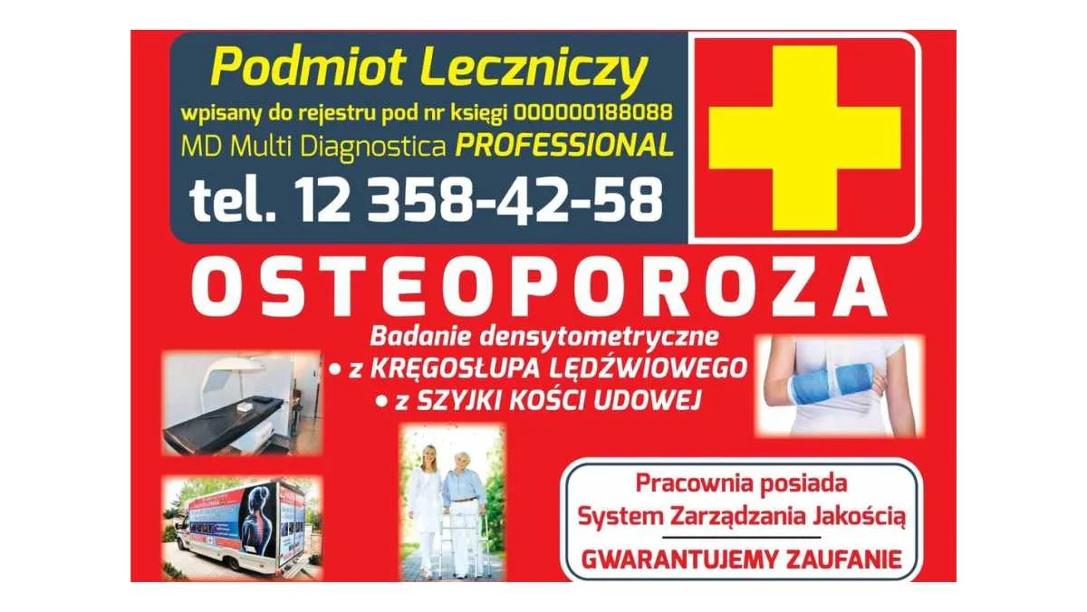 Badanie Osteoporozy - Zdjęcie główne