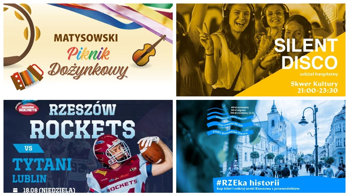 Imprezowy, długi sierpniowy weekend w Rzeszowie. Co się będzie działo? [PLAKATY] - Zdjęcie główne