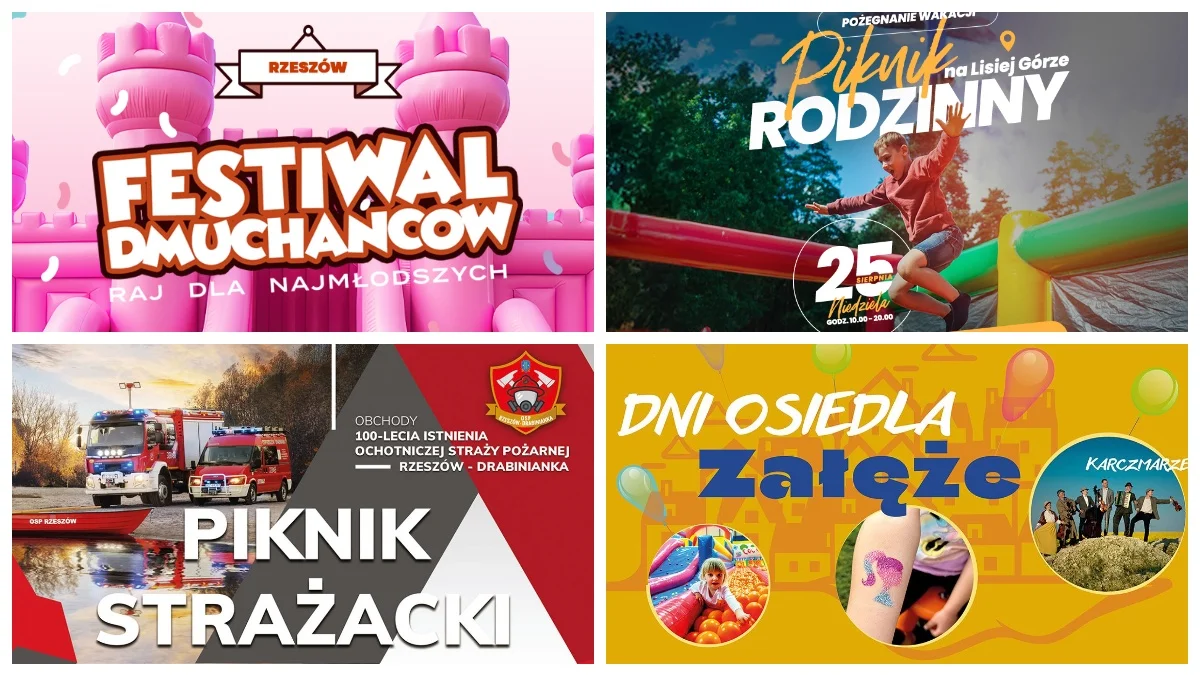 Imprezowy rozkład jazdy. Weekend w Rzeszowie 23-25 sierpnia [PLAKATY] - Zdjęcie główne