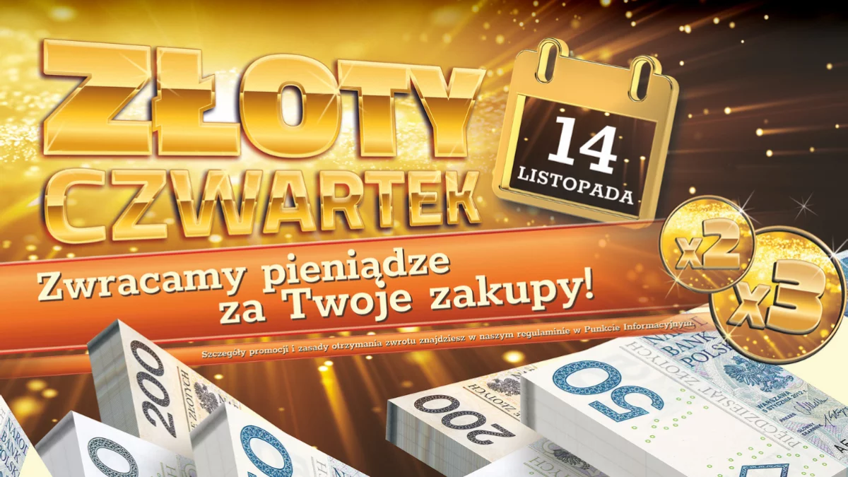 Złoty Czwartek 2024 w Galerii Nowy Świat. Poznaj szczegóły akcji promocyjnej - Zdjęcie główne