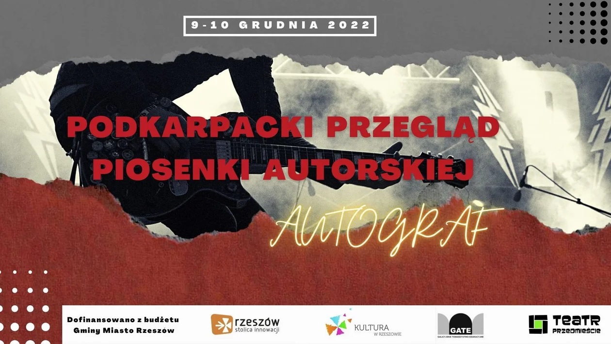 Podkarpacki Przegląd Piosenki Autorskiej Autograf 2022 odbędzie się w grudniu. Ruszyły zgłoszenia do udziału w I edycji konkursu - Zdjęcie główne