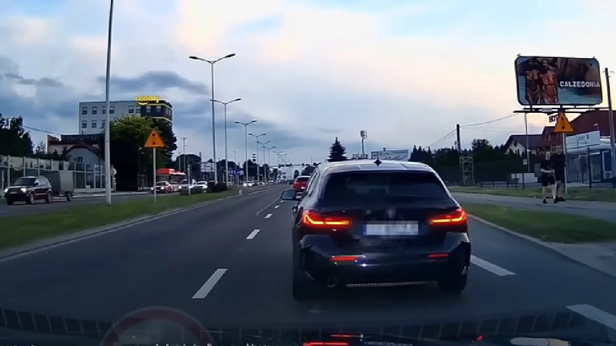 W "Stop Cham" znów Rzeszów. Dziwne zachowanie kierowcy BMW. Wymuszenie odszkodowania? [WIDEO] - Zdjęcie główne