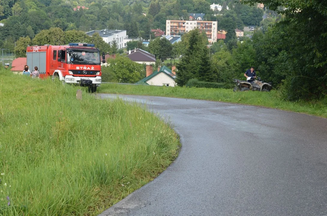 Tragedia w Dynowie. 62-latek kierujący quadem zginął na miejscu - Zdjęcie główne