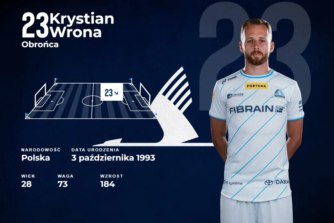 23# Krystian Wrona - obrońca