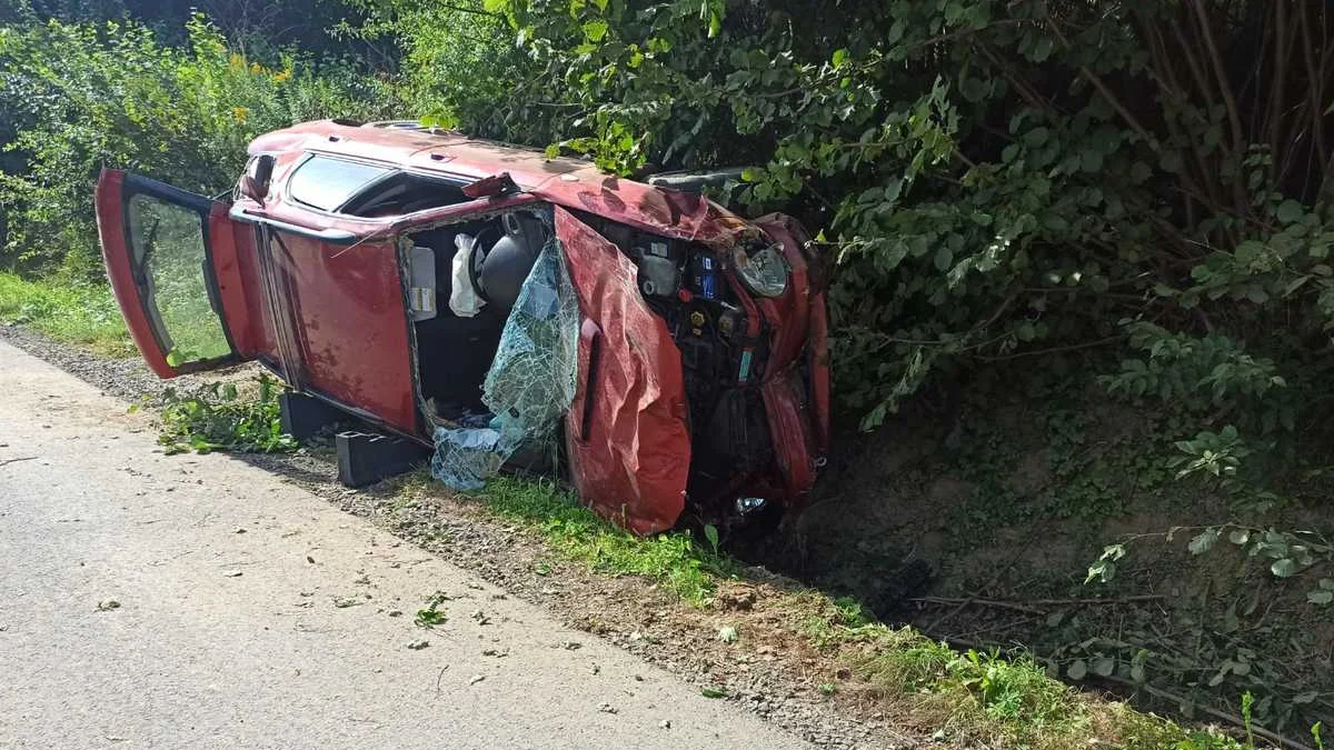 37-latek ze Strzyżowa podróż samochodem zakończył w rowie. Miał ponad 3 promile - Zdjęcie główne