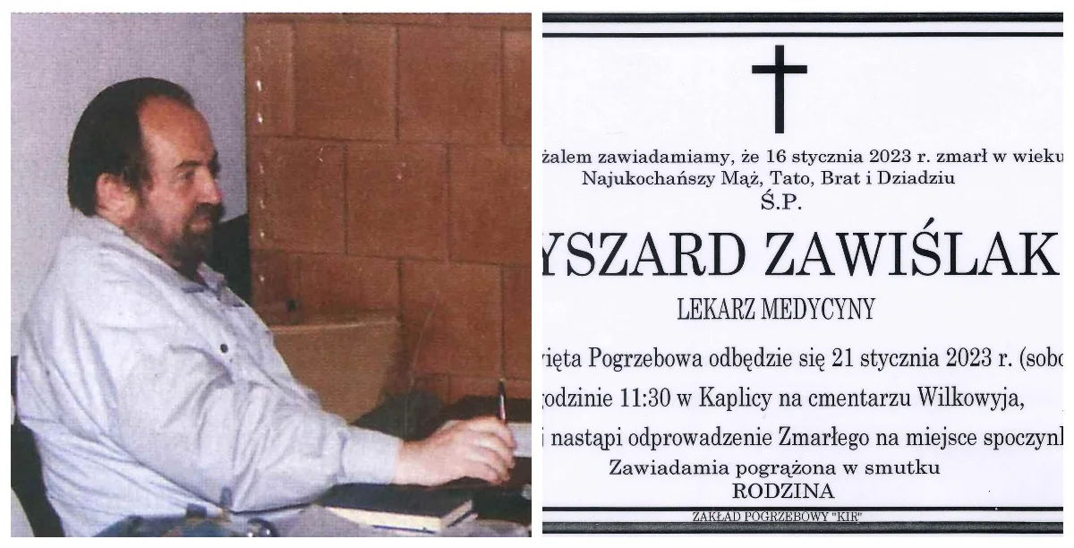 Zmarł Ryszard Zawiślak, lekarz laryngolog i instruktor krajoznastwa z Rzeszowa - Zdjęcie główne