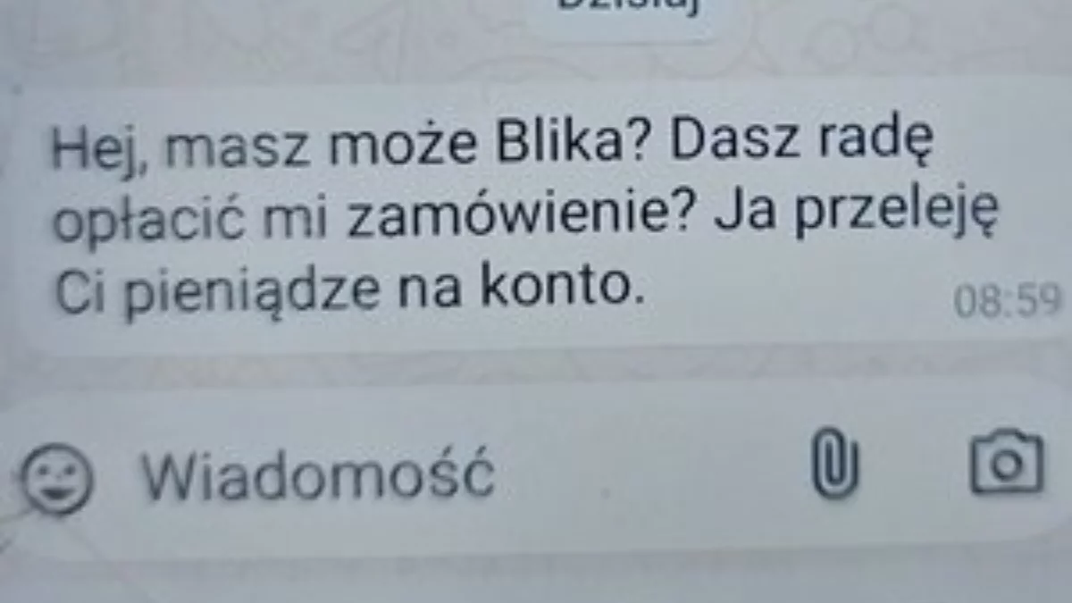 "Hej, masz może Blika?" Policja ostrzega przed oszustami - Zdjęcie główne