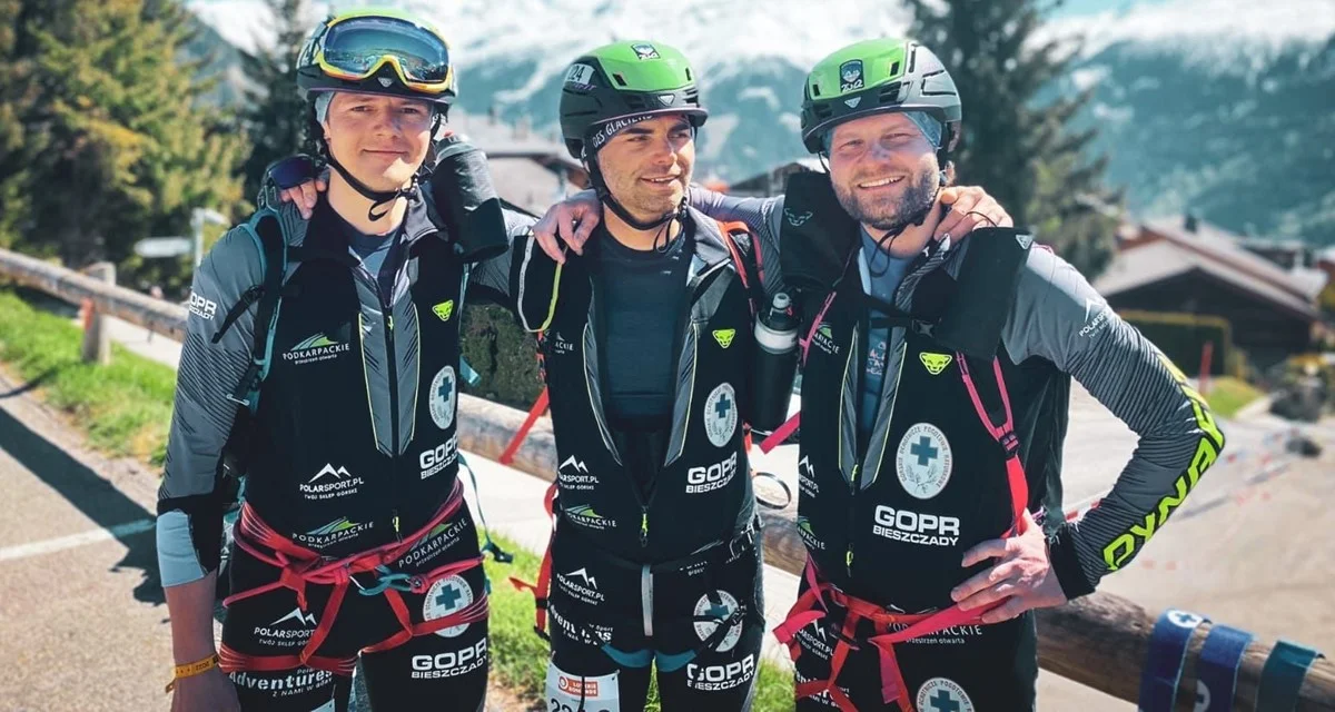 Bieszczadzcy ratownicy GOPR-u wzięli udział w zawodach skiturowych w Szwajcarii. "Trasa przerosła nasze oczekiwania" - Zdjęcie główne