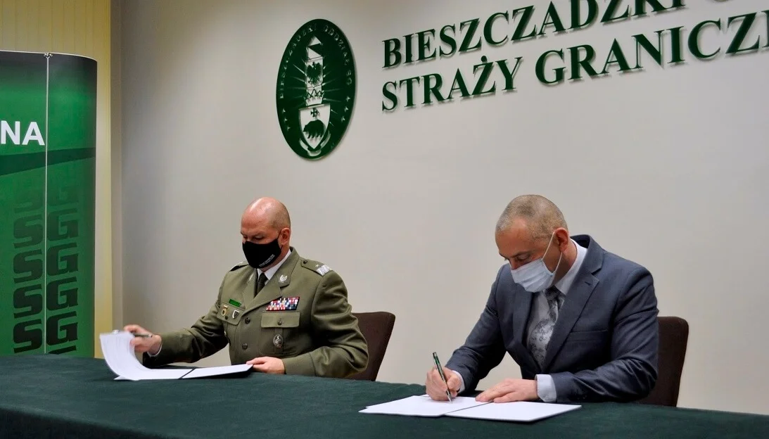 Podpisano porozumienie między Bieszczadzkim Oddziałem SG a Wojewódzką Stacją Pogotowia Ratunkowego w Przemyślu - Zdjęcie główne