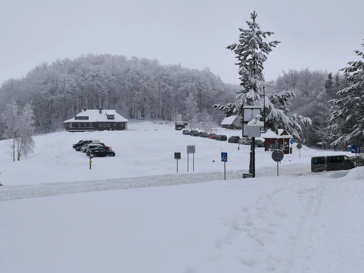 W Bieszczadach nawet dwa metry śniegu. Szlaki są drożne, ale widoczność bardzo słaba [ZDJĘCIA] - Zdjęcie główne