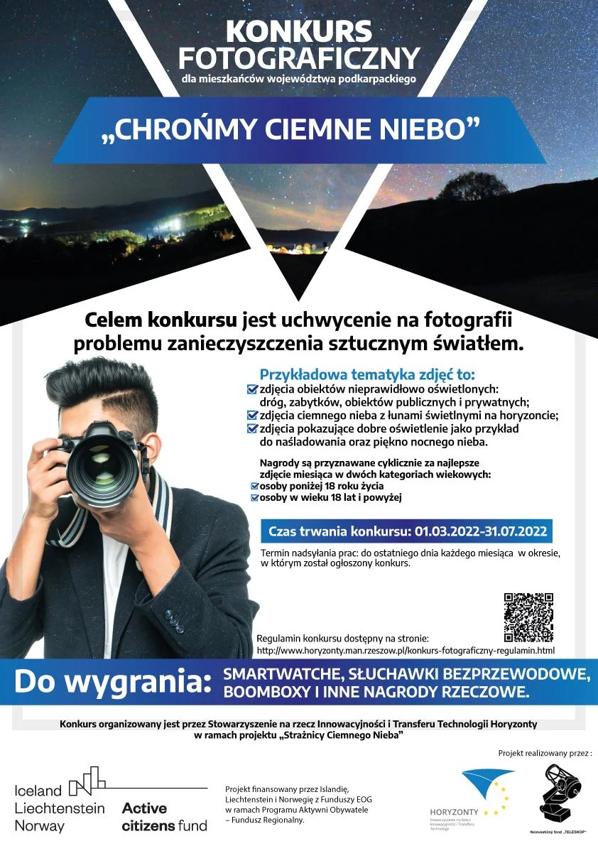 „Strażnicy Ciemnego Nieba”. Konkurs fotograficzny i cykl warsztatów w Bieszczadach - Zdjęcie główne