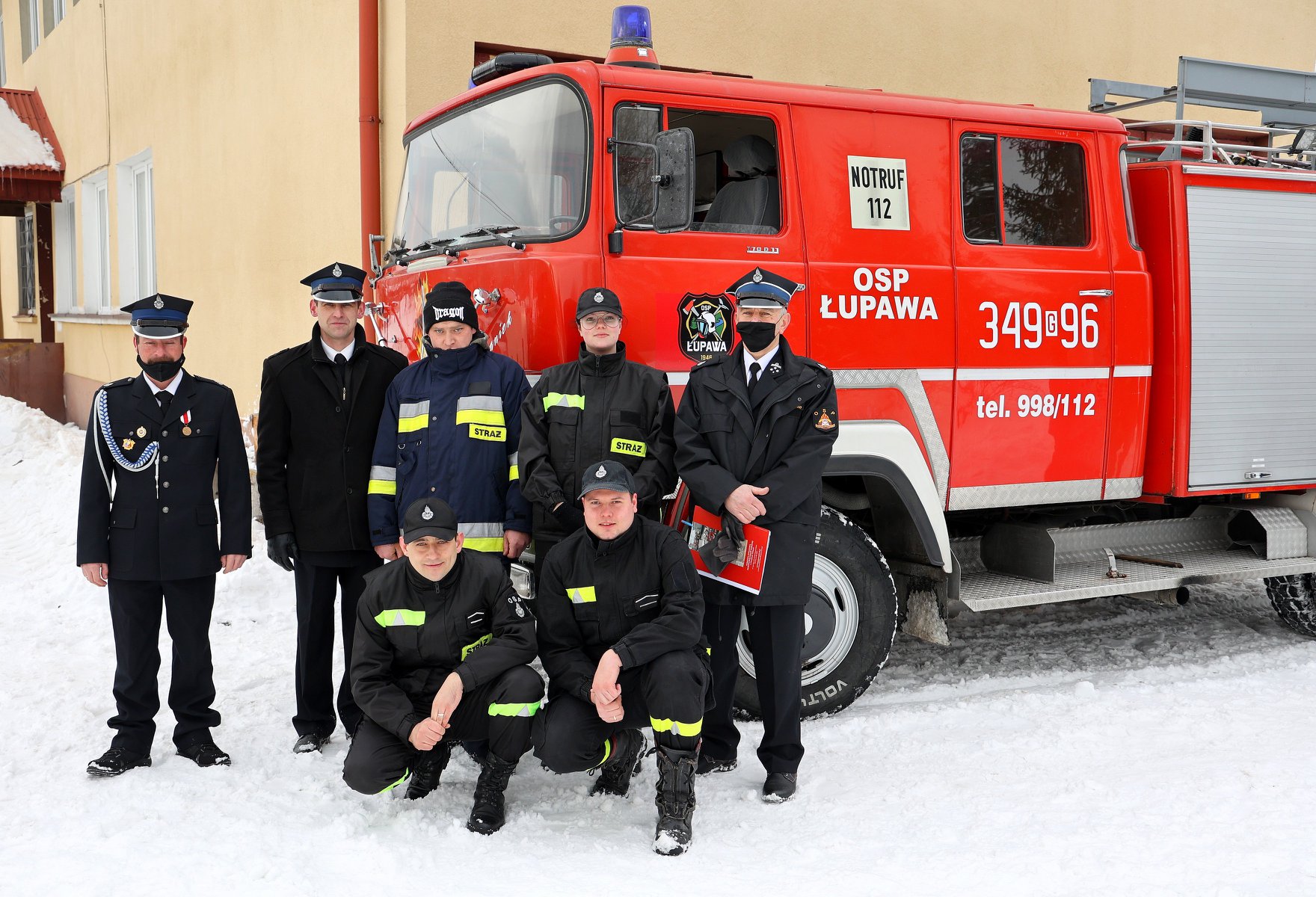 Nowy wóz strażacki w Gminie Ustrzyki Dolne dzięki realnej współpracy partnerskiej z Gminą Potęgowo [ZDJĘCIA] - Zdjęcie główne