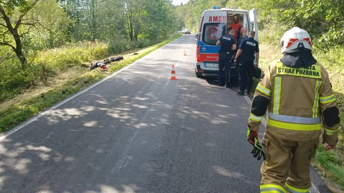 W Stuposianach motocyklista zderzył się z sarną. Nie było to jedyne zdarzenie z udziałem kierowcy jednośladu - Zdjęcie główne