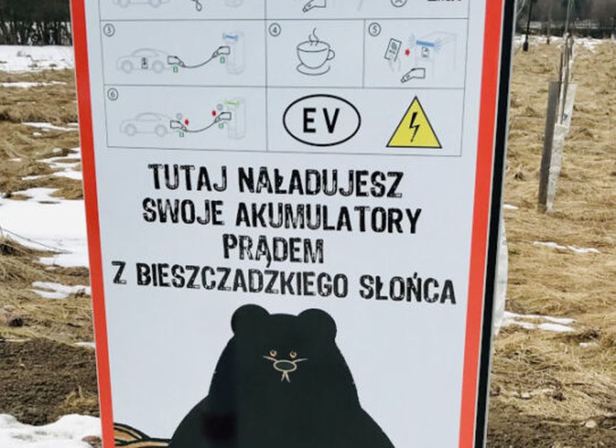 Pierwsza w Bieszczadach stacja ładowania pojazdów elektrycznych! Gdzie się znajduje? [ZDJĘCIA] - Zdjęcie główne