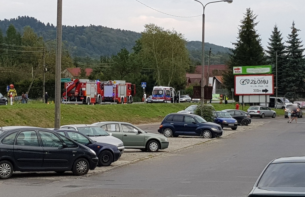 UWAGA! Potrącenie rowerzysty w Sanoku - Zdjęcie główne