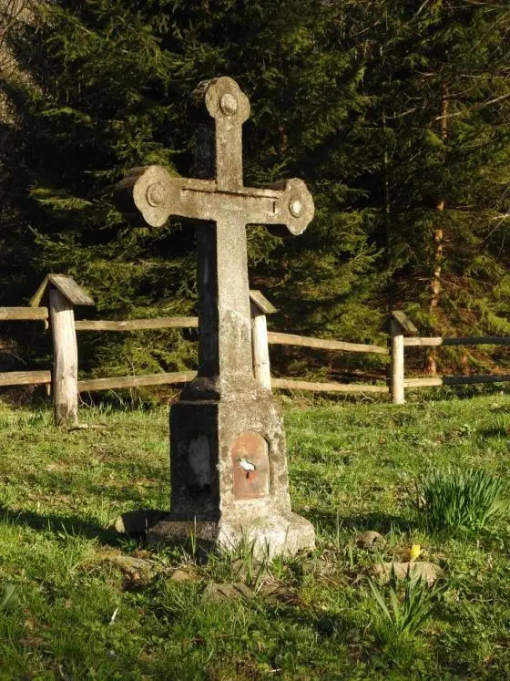 fot. Ewa Wydrzyńska Scelina / nagrobek na cmentarzu - jabłonki