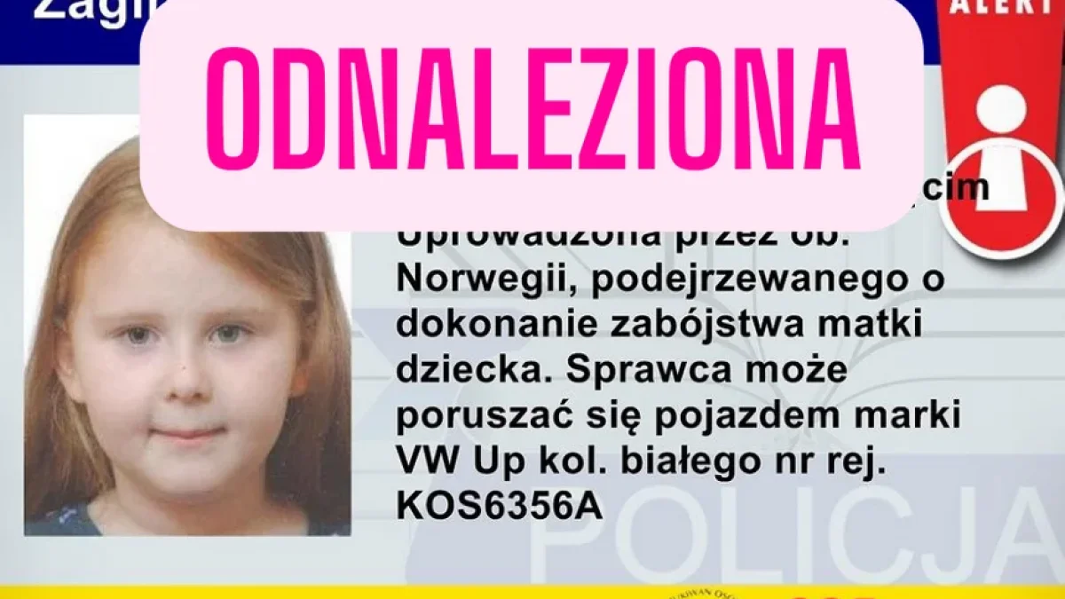 5-letnia Mia była w ogromnym niebezpieczeństwie, policja uruchomiła Child Alert - Zdjęcie główne