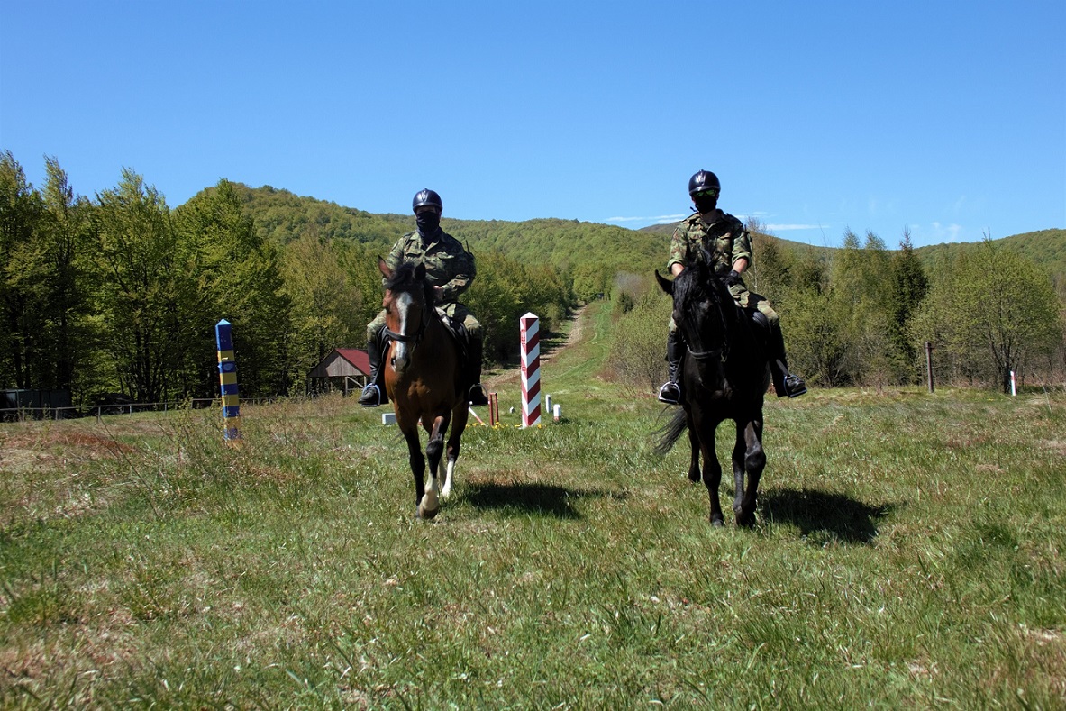 Patrol konny BiOSG na granicy