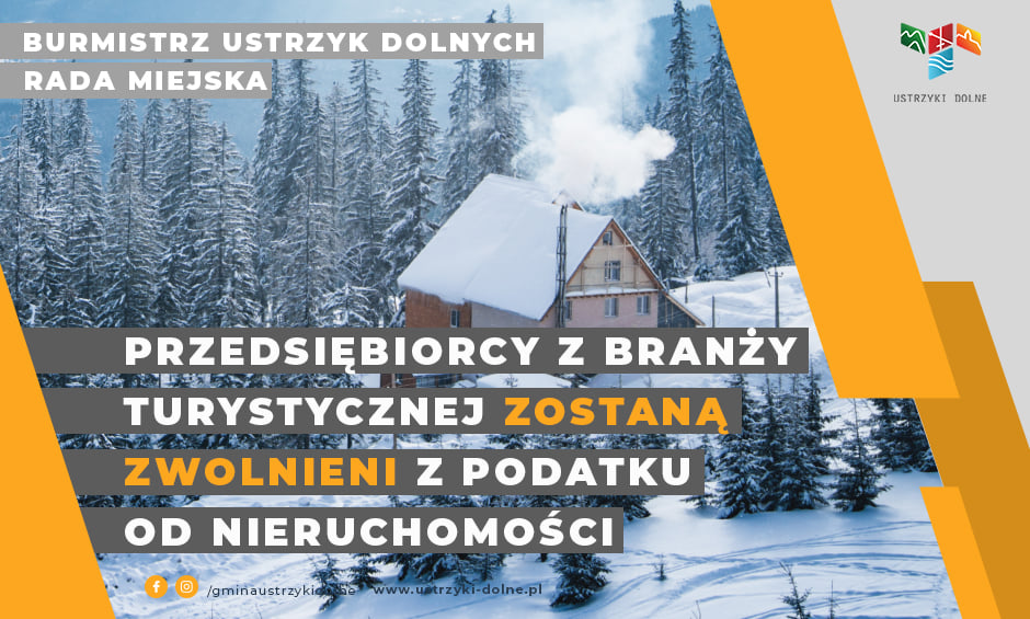 Przedsiębiorcy z branży turystycznej z gminy Ustrzyki Dolne zwolnieni z podatku od nieruchomości - Zdjęcie główne