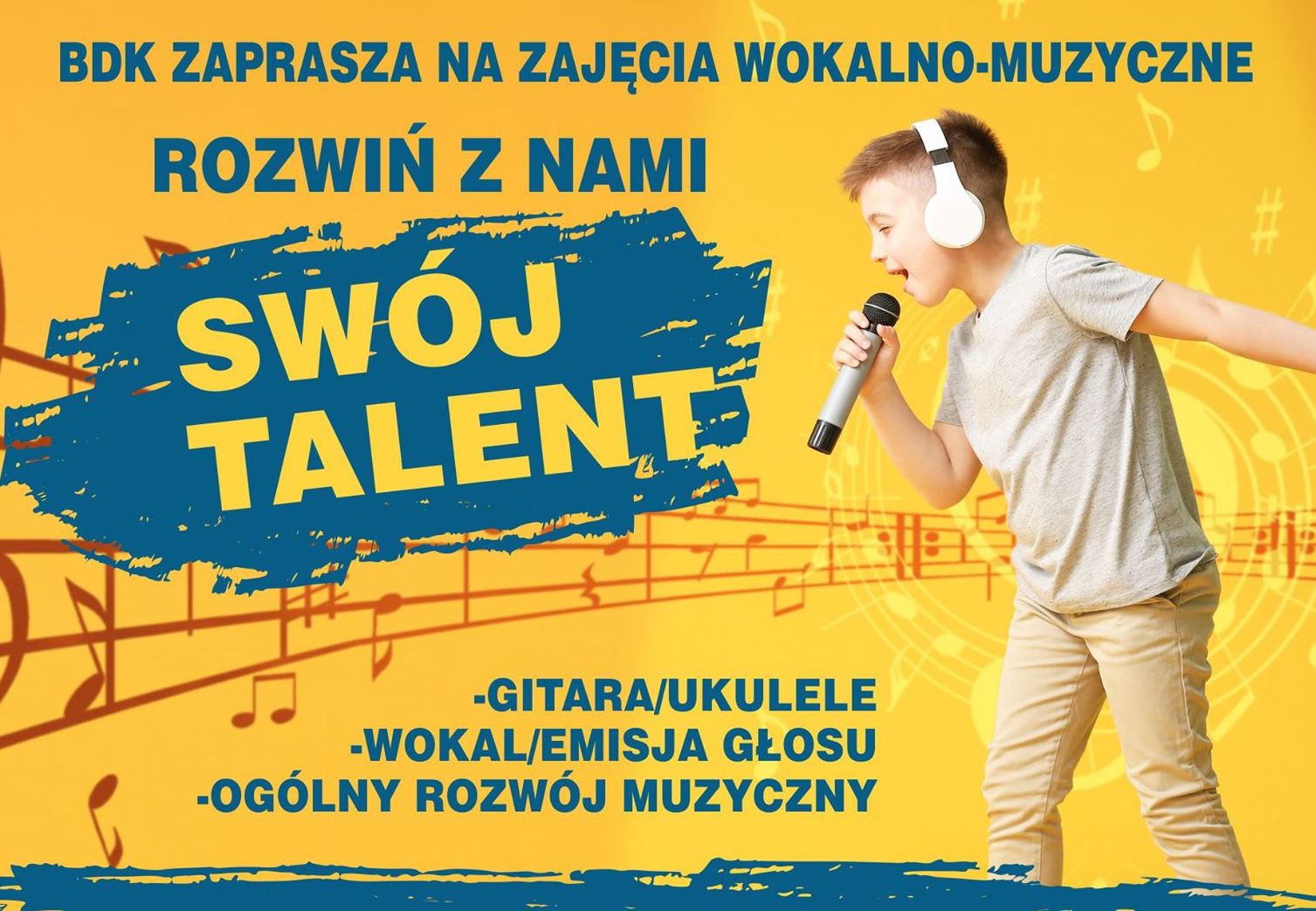 Zajęcia muzyczne w Bieszczadzkim Domu Kultury w Lesku - Zdjęcie główne