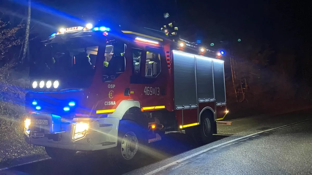 W Cisnej pojawił się ogień. Strażacy podkreślają, że ten przedmiot powinien być w każdym domu - Zdjęcie główne