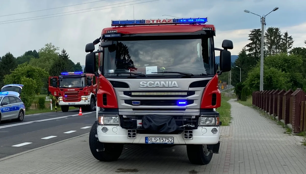 Wypadek podczas prac rolnych w Bereżnicy Wyżnej. Na miejscu interweniował śmigłowiec LPR - Zdjęcie główne