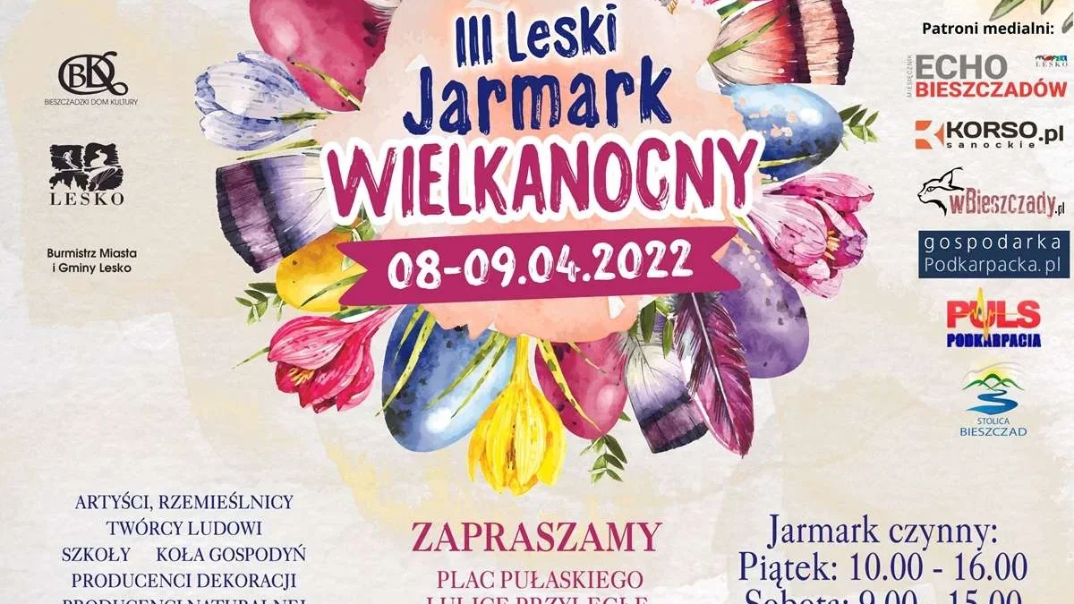 Po raz kolejny Jarmark Wielkanocny zawita na leski Mały Rynek. Nie zabraknie ozdób, palm czy regionalnych potraw - Zdjęcie główne