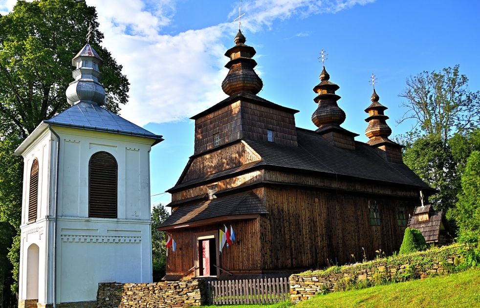 Cerkiew w Wisłoku Wielkim.  "Wirtualna Komańcza – szlakiem architektury drewnianej, krzyży i kapliczek” [FILM] - Zdjęcie główne