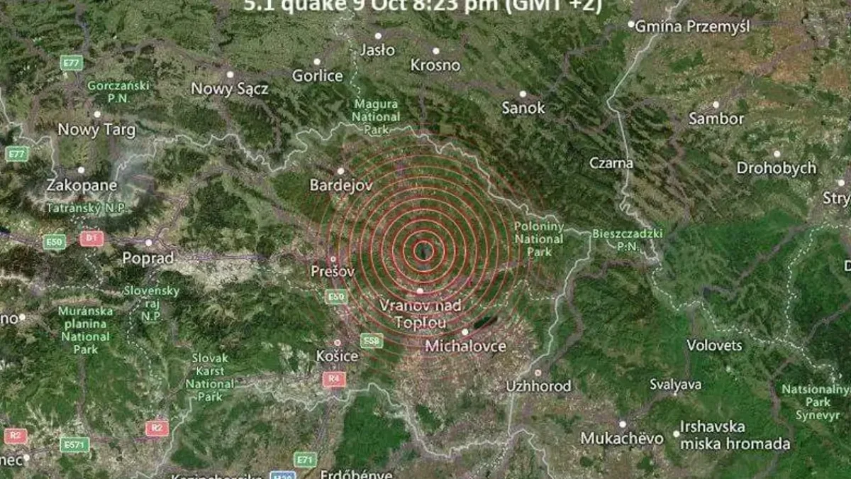 Trzęsienie ziemi na Słowacji. Wstrząsy były odczuwalne w Bieszczadach - Zdjęcie główne