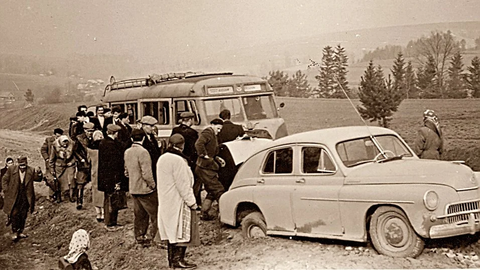 Historia starej fotografii. Słynne bieszczadzkie błoto - Zdjęcie główne