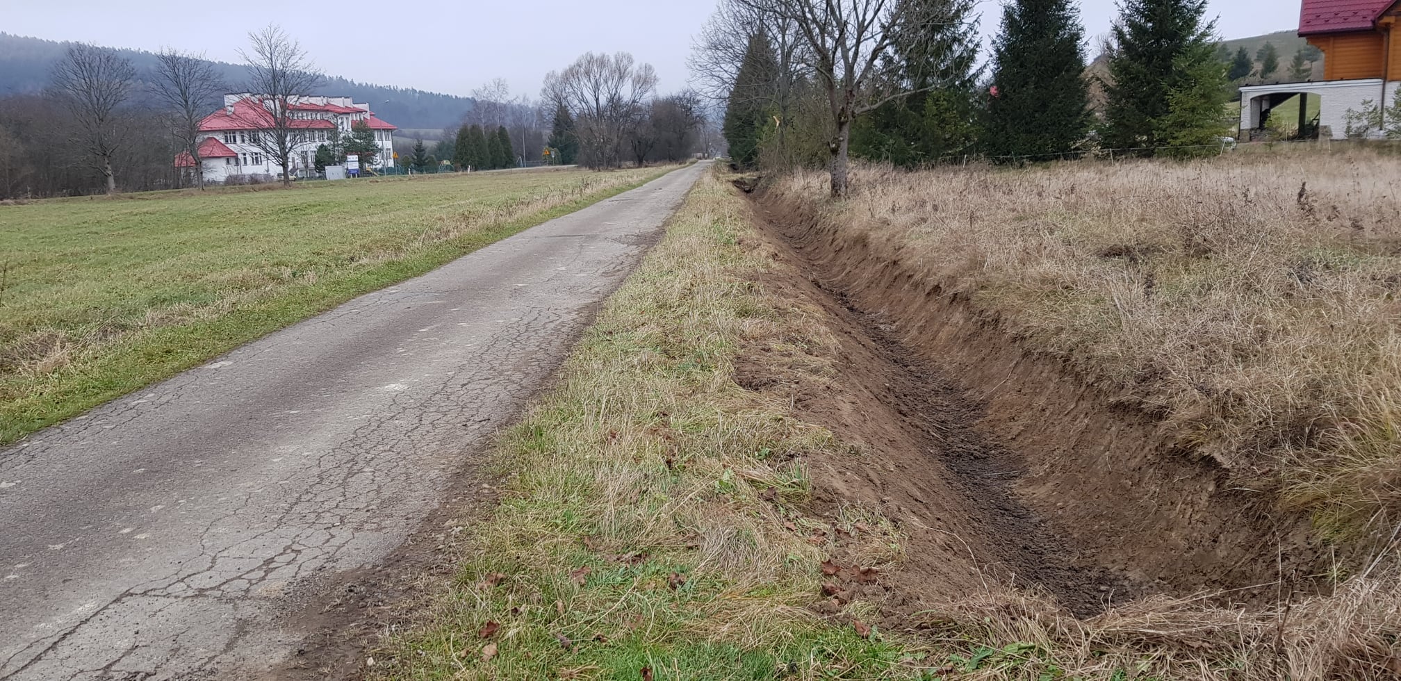 fot. Gm. Komańcza / droga - Wisłok Wielki