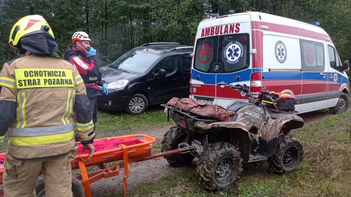 Nie tylko w górach, ale i podczas grzybobrania. Ratownicy Bieszczadzkiej Grupy GOPR w akcji - Zdjęcie główne