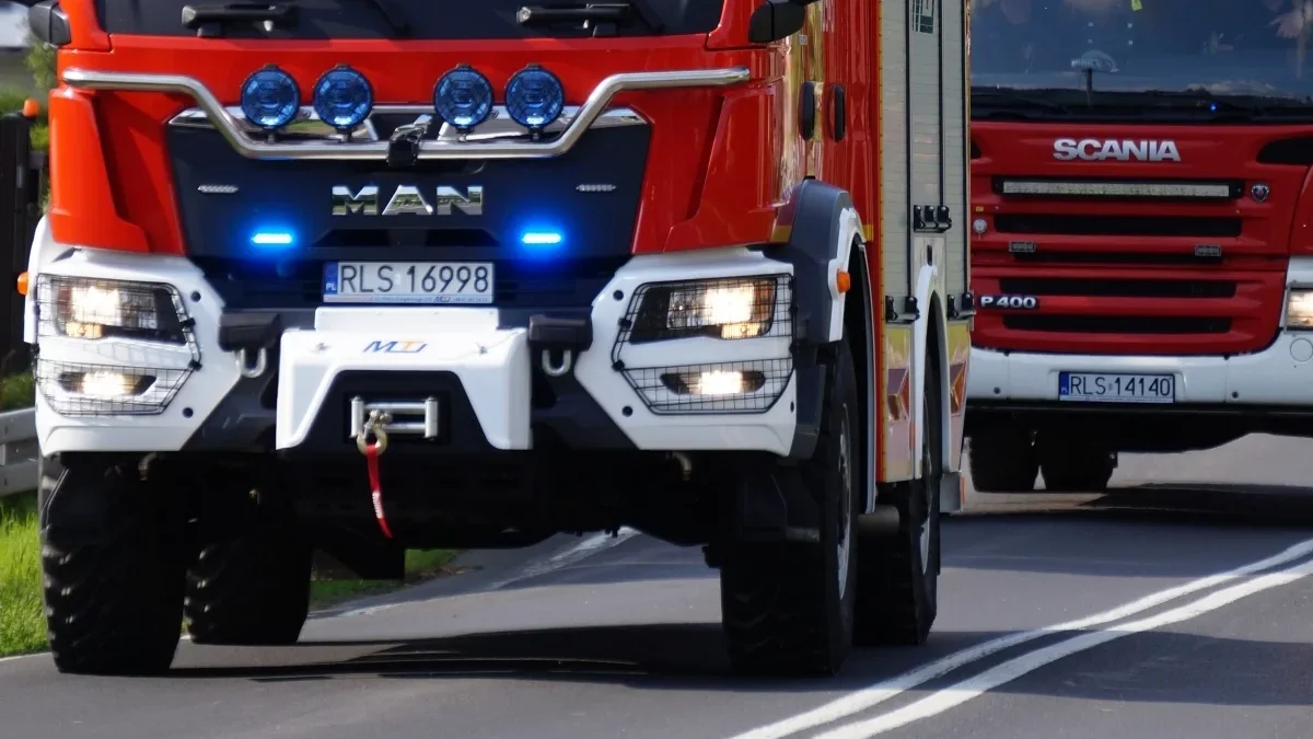 Smerek. "Pożar drewnianego domu" - taką wiadomość otrzymali strażacy. Na szczęście okazało się, że zapaleniu uległa sadza w kominie - Zdjęcie główne