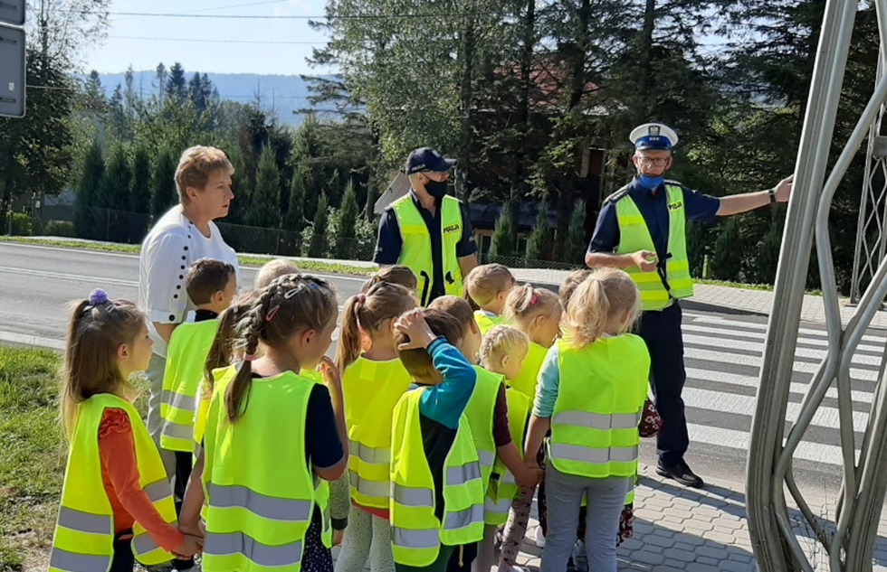 Bezpieczne przejście dla pieszych w Ustjanowej - Zdjęcie główne