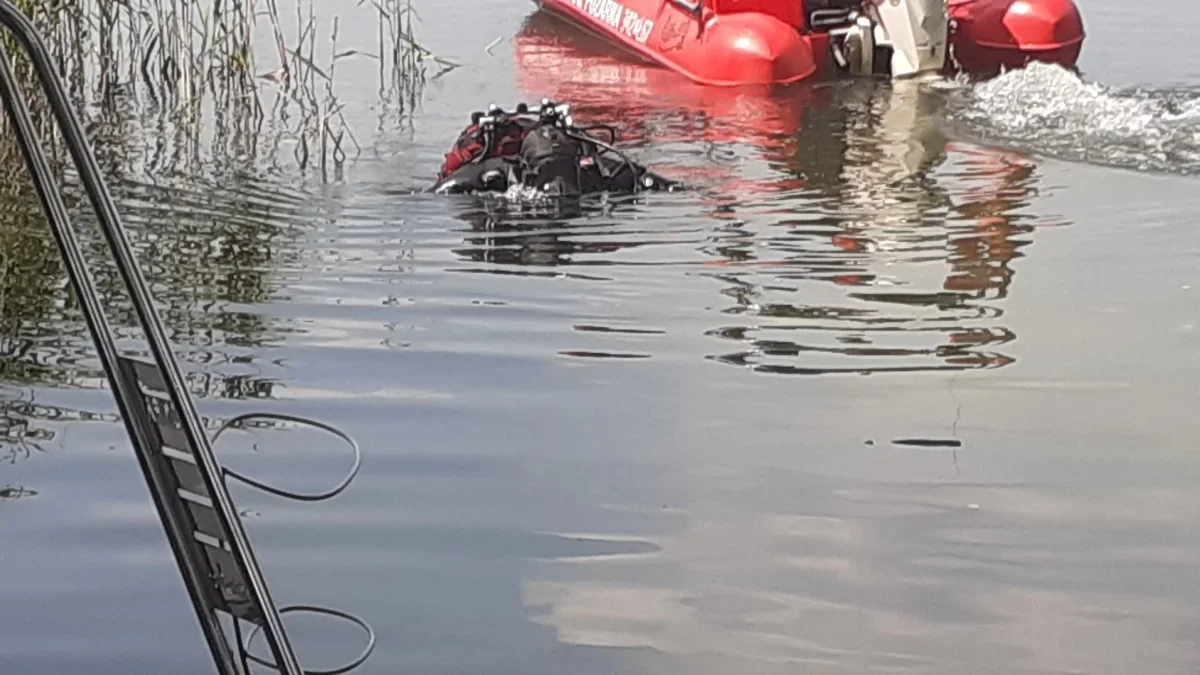 Bieszczady. Tragedia w Majdanie. 32-letni mężczyzna utonął w zbiorniku retencyjnym - Zdjęcie główne